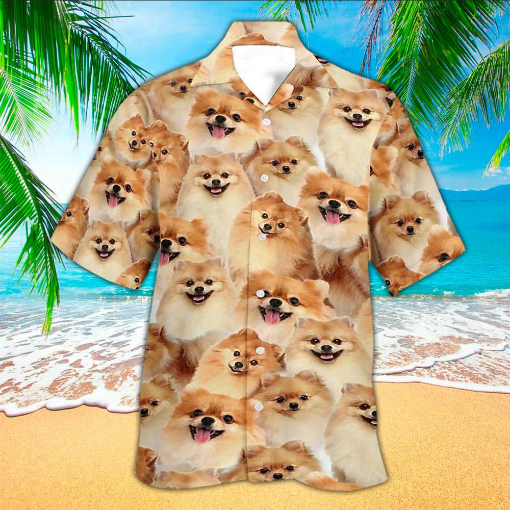 Pomeranian Apparel Pomeranian Button Up Shirt For Men and Women