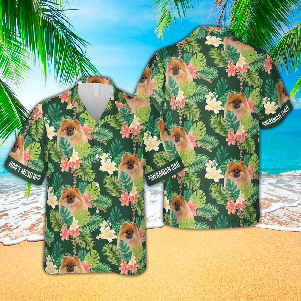 Pomeranian Hawaiian Shirt Perfect Gift Ideas For Pomeranian Lover Shirt For Men and Women