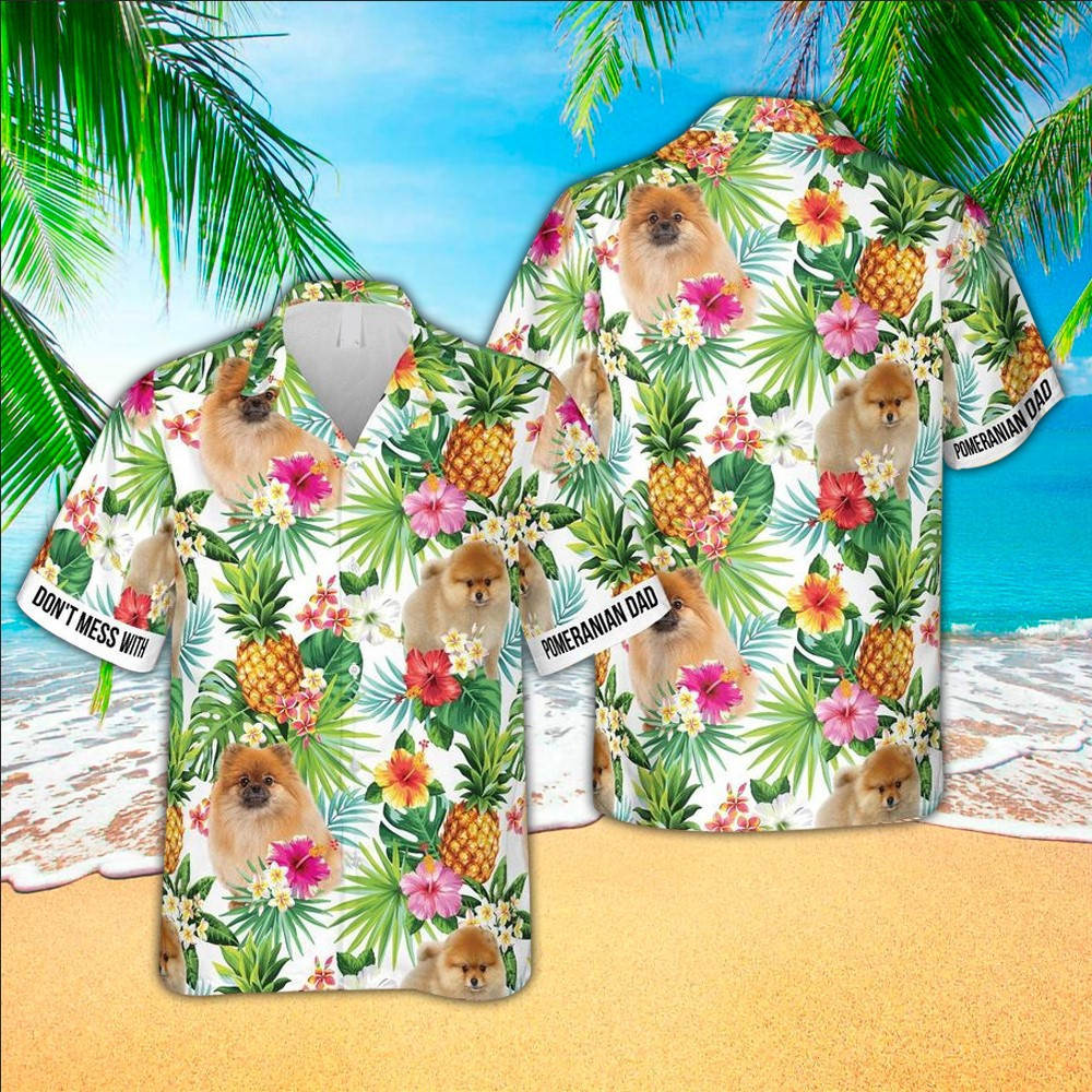 Pomeranian Hawaiian Shirt Perfect Gift Ideas For Pomeranian Lover Shirt For Men and Women