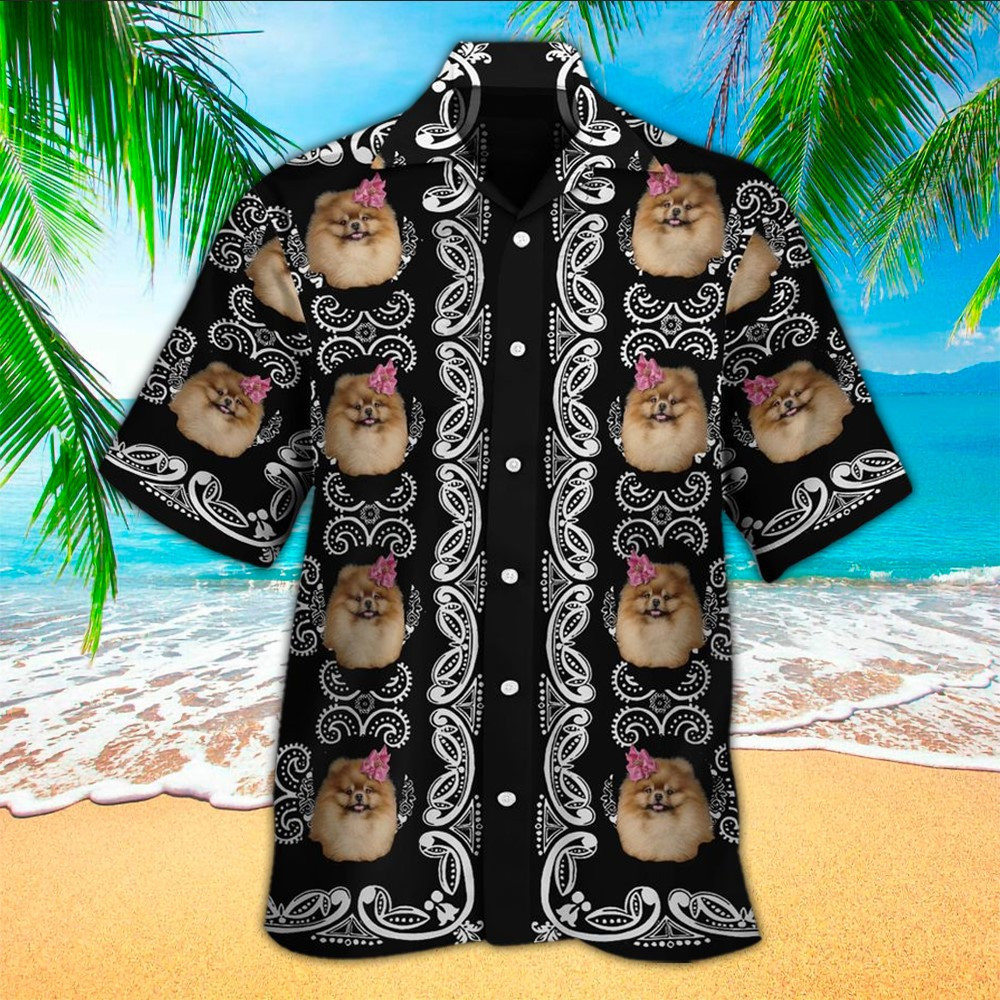 Pomeranian Hawaiian Shirt Pomeranian Lover Gifts Shirt For Men and Women