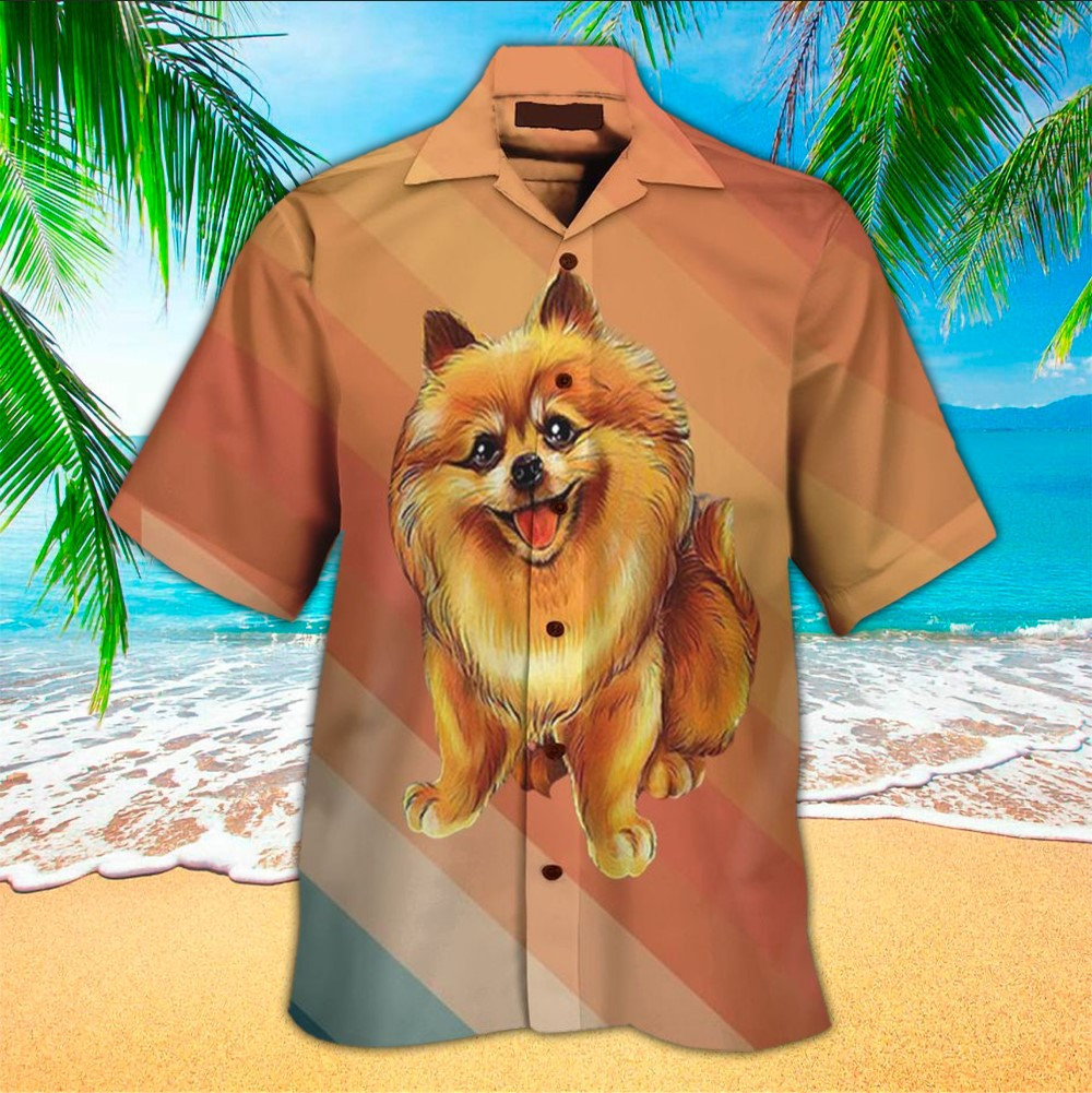 Pomeranian Hawaiian Shirt Pomeranian Lover Gifts Shirt For Men and Women