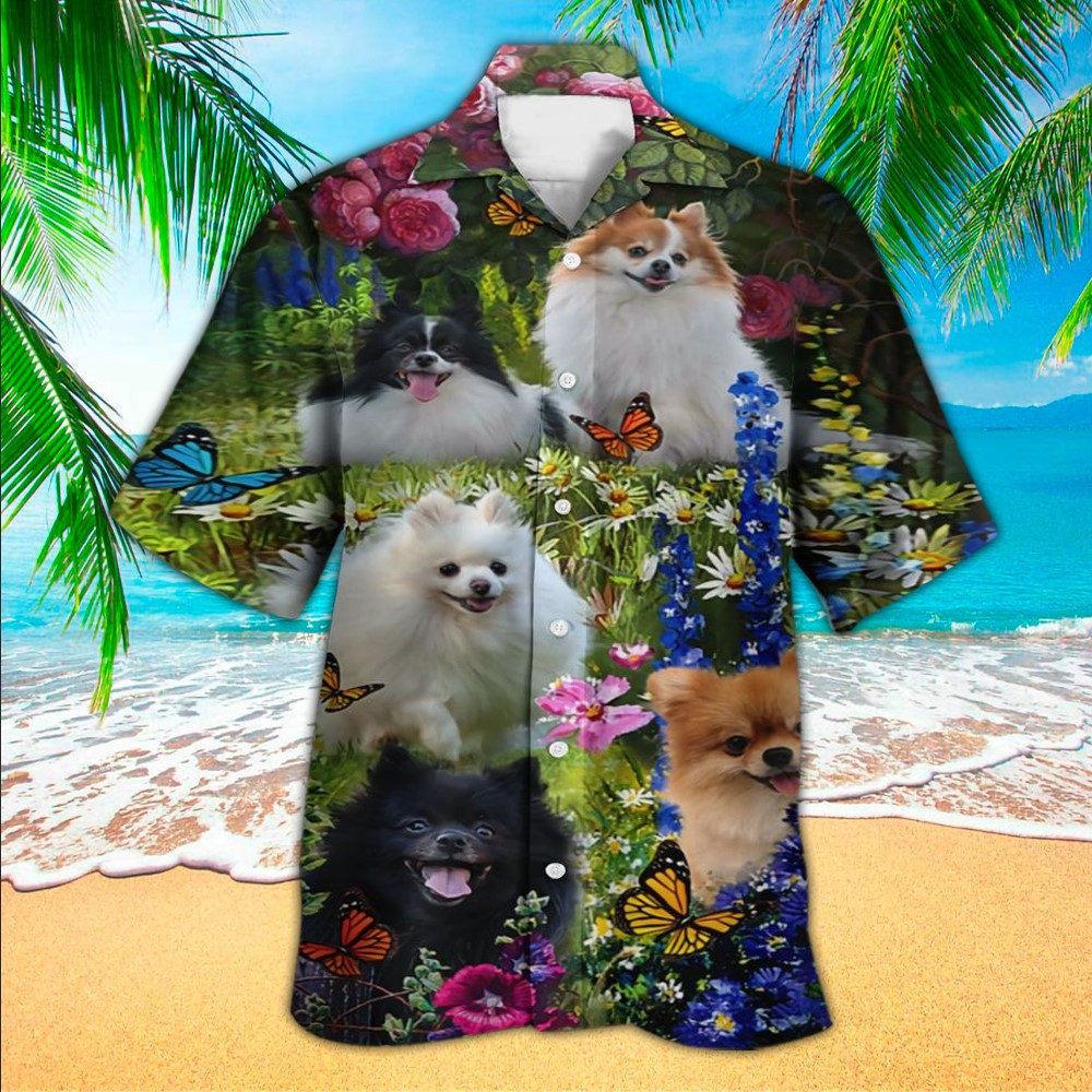 Pomeranian Shirt Pomeranian Hawaiian Shirt For Pomeranian Lovers Shirt For Men and Women