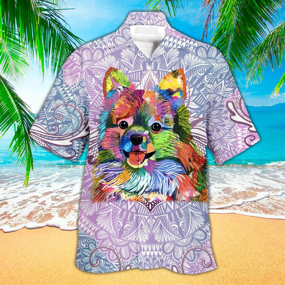 Pomeranian Shirt Pomeranian Hawaiian Shirt For Pomeranian Lovers Shirt For Men and Women