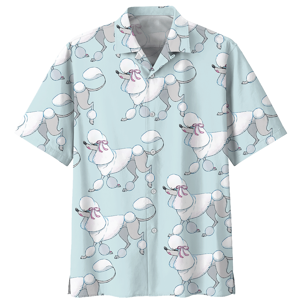 Poodle Hawaiian Shirt - Hawaiian Shirt For Men