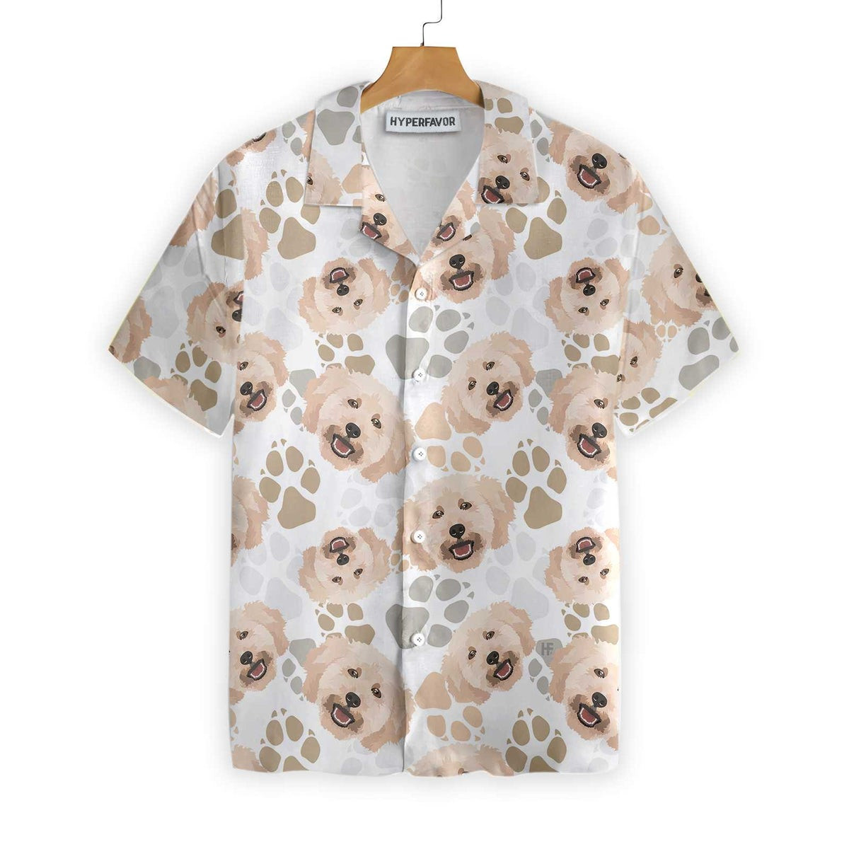 Poodles  The Paws Hawaiian Shirt