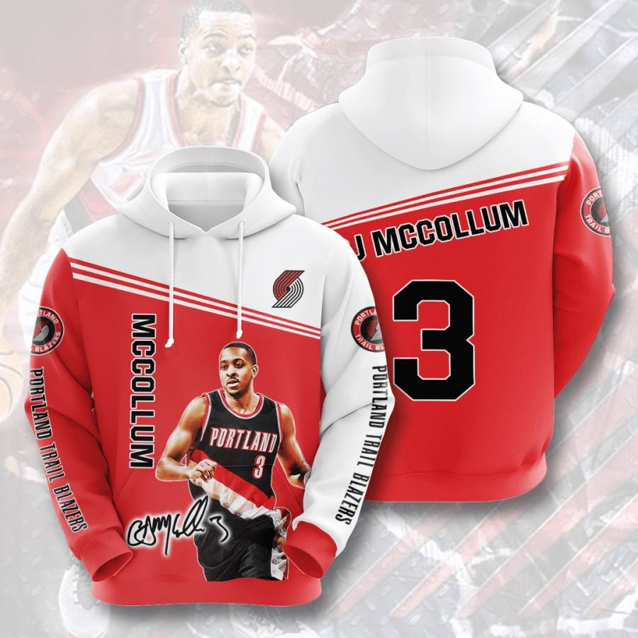 Portland Trail Blazers No1683 Custom Hoodie 3D