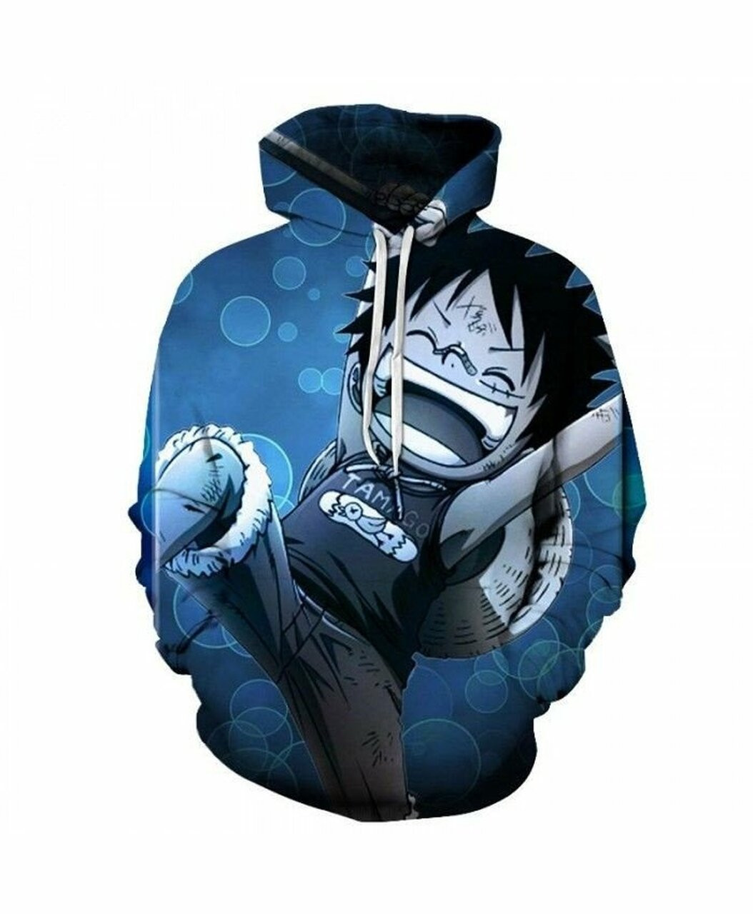 Pour To The Right One Piece Anime 3d All Over Print Hoodie