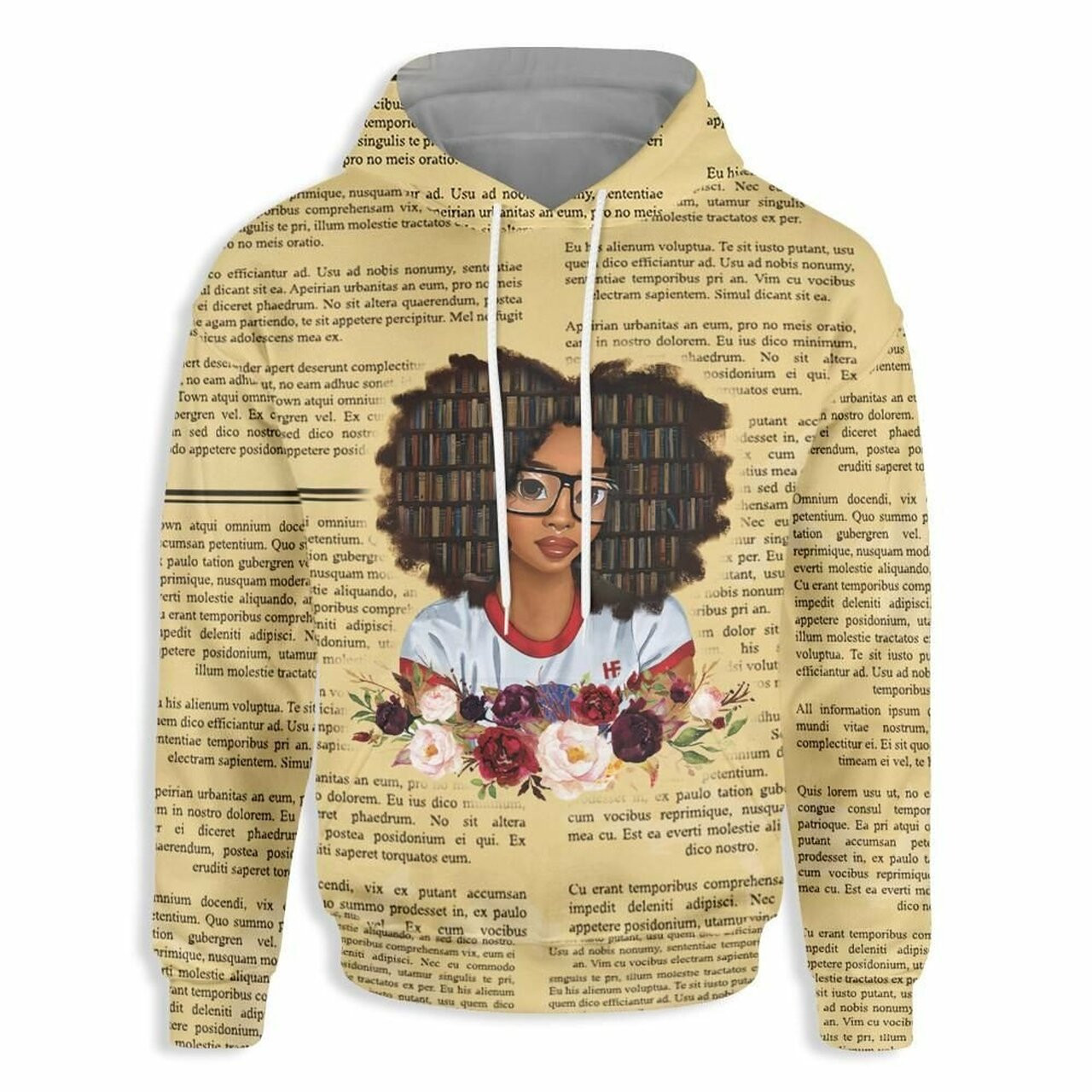 Power Of A Girl Who Love Reading Books 3d All Over Print Hoodie