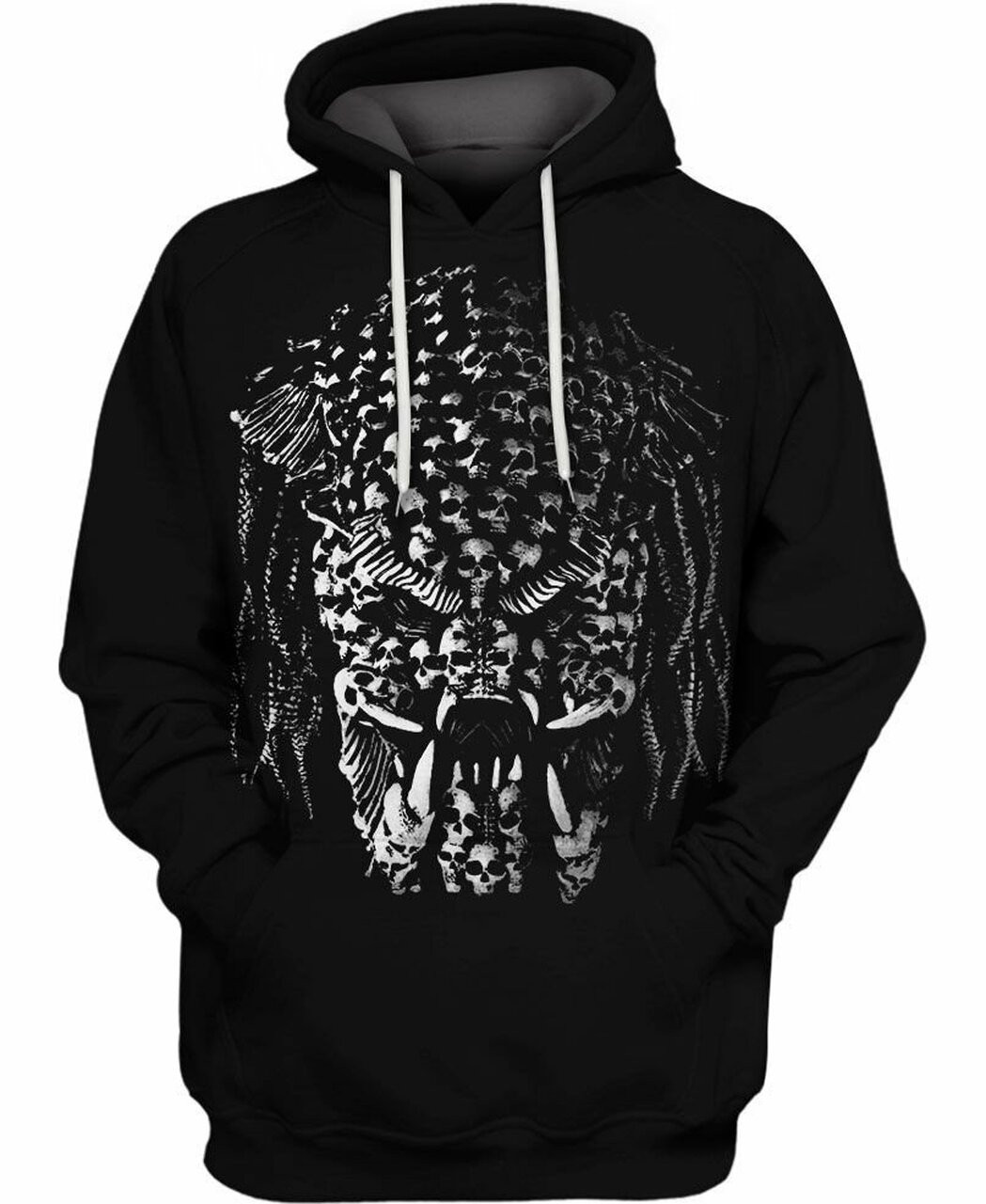 Predator Skull 3d All Over Print Hoodie