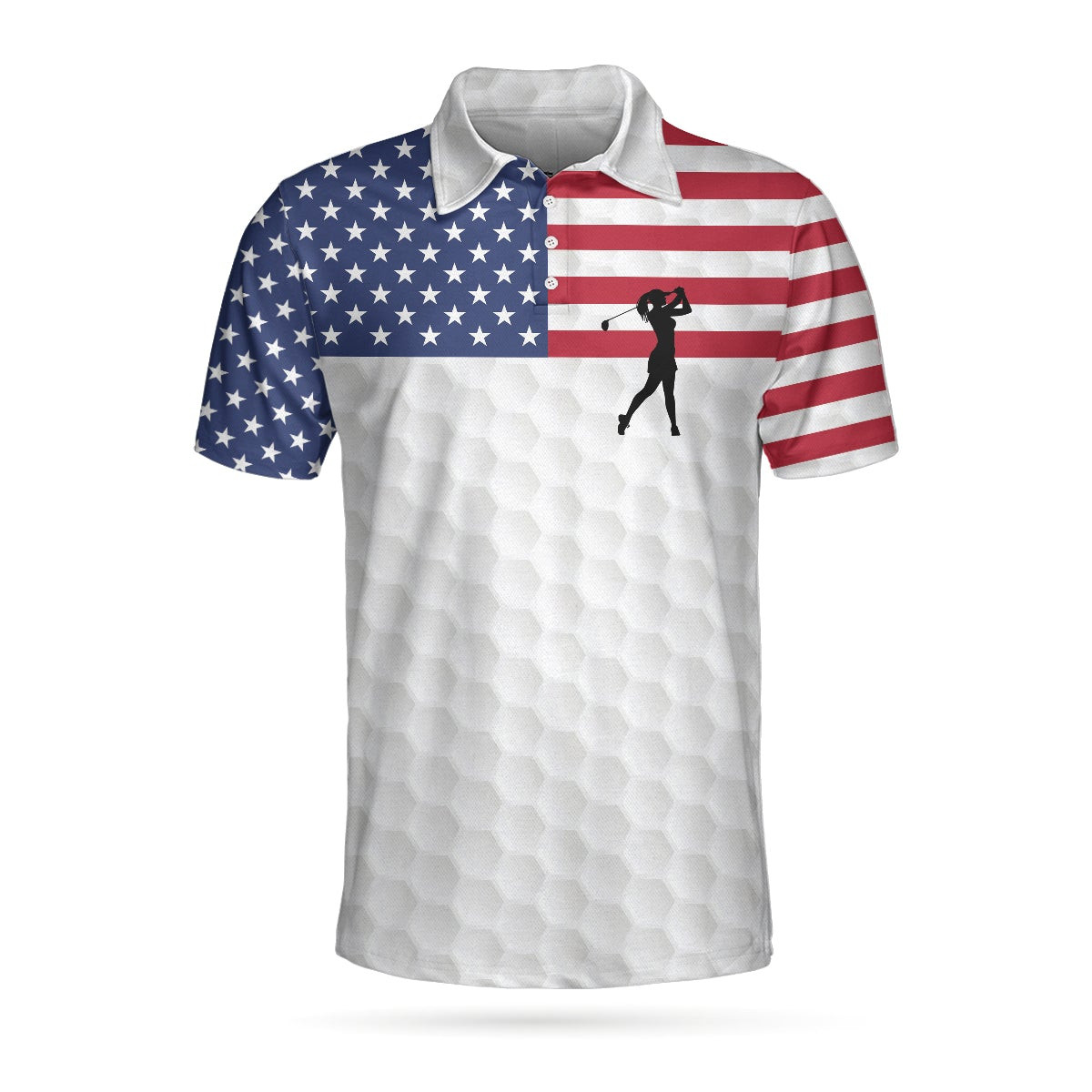 Premium American Golfer Female Ver Short Sleeve Polo Shirt Polo Shirts For Men And Women