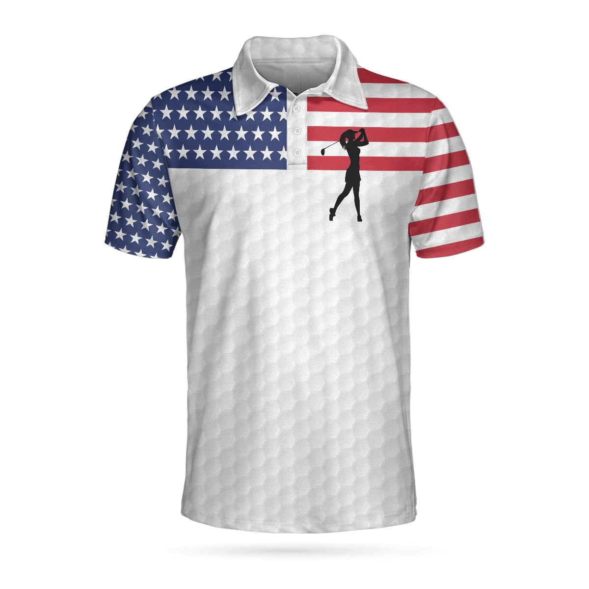 Premium American Golfer Female Ver Short Sleeve Polo Shirt Polo Shirts For Men And Women