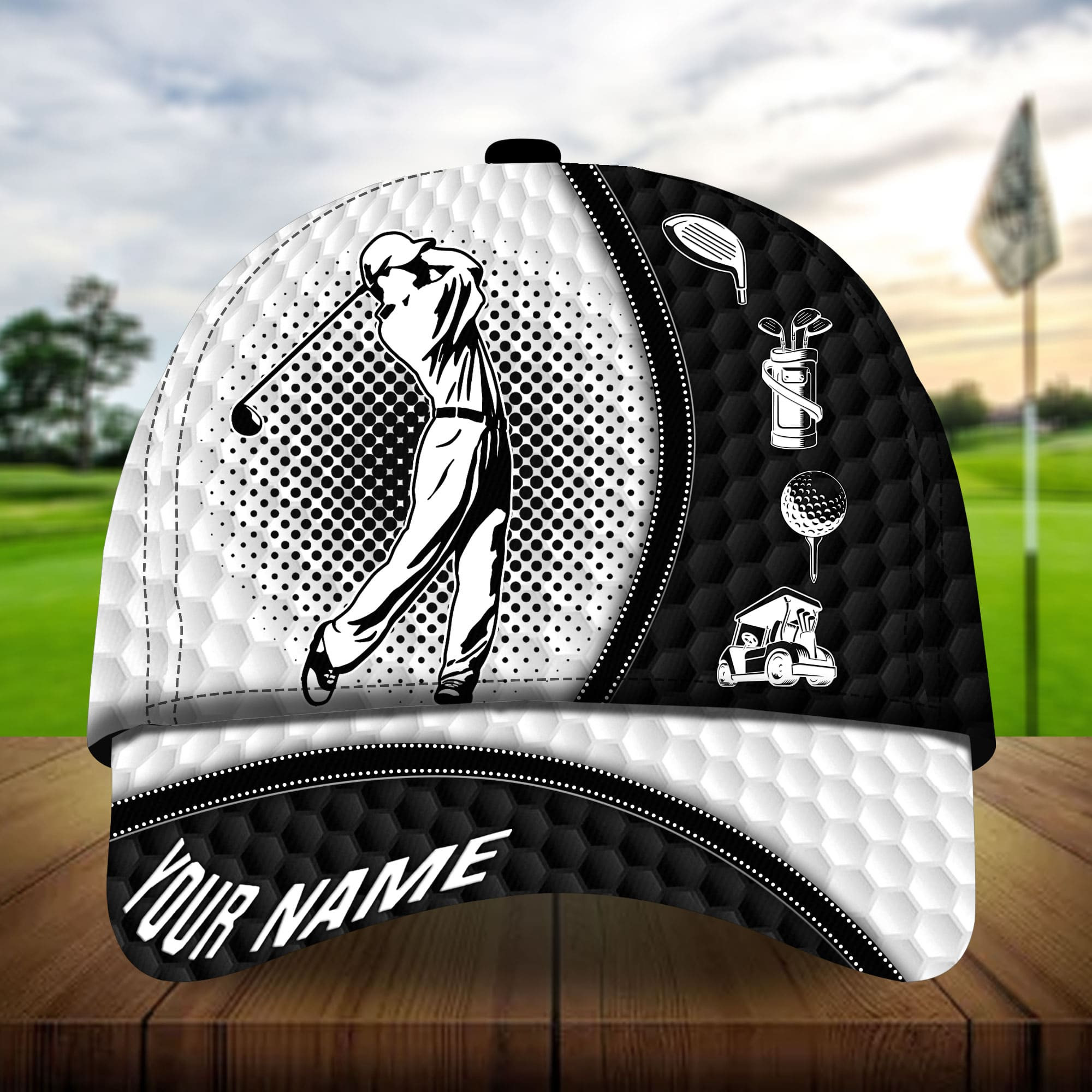 Premium Cool Golfer Golf Hats For Golf Lovers Multicolor Personalized Classic Cap