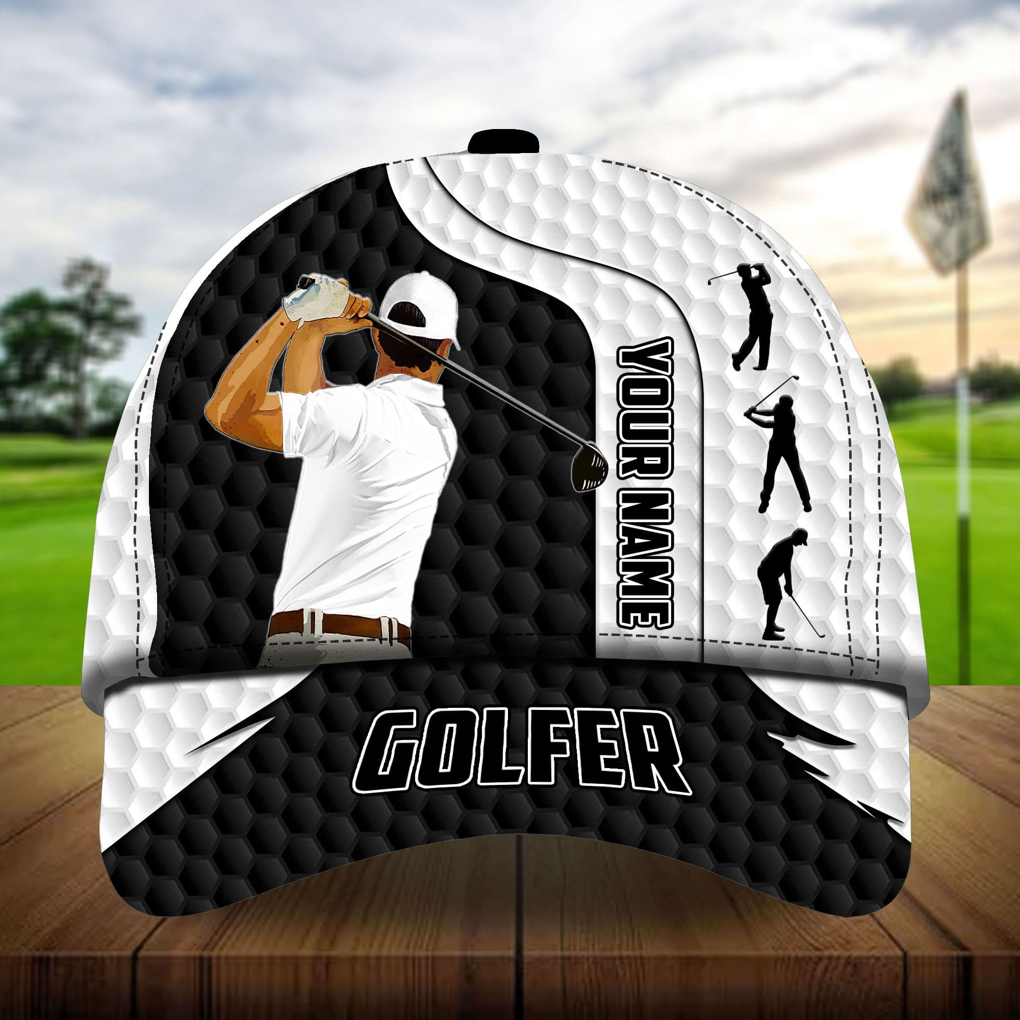 Premium Cool Golfer Golf Hats For Golf Lovers Multicolored Personalized Classic Cap