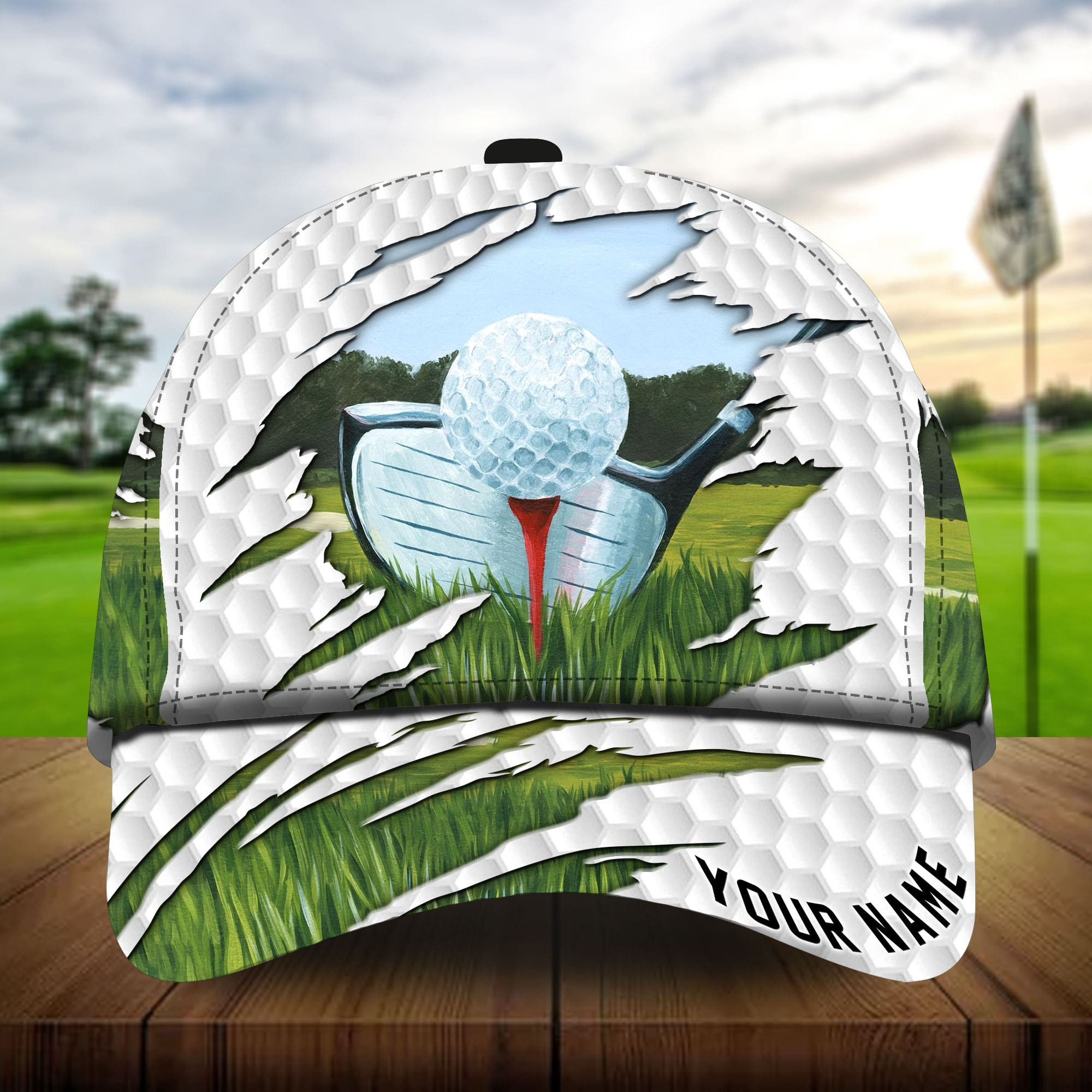 Premium Cool Grass Golf Hats For Golf Lovers Multicolored Personalized Classic Cap