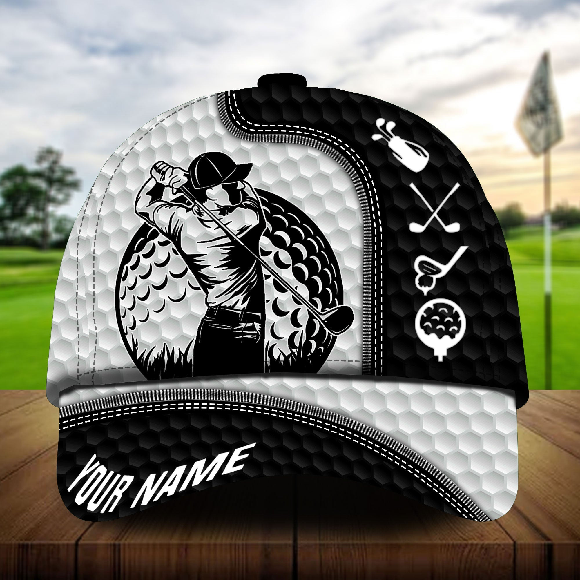 Premium Coolest Golfer And Ball Golf Hats Multicolor Personalized Classic Cap