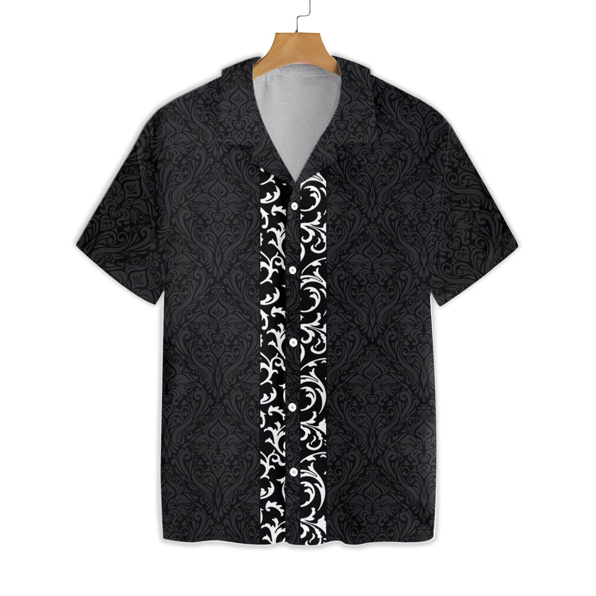 Premium Floral Royal Style Goth Hawaiian Shirt