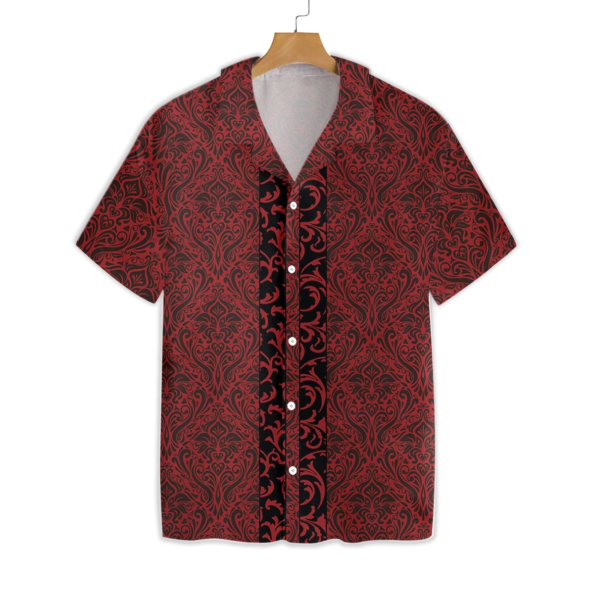 Premium Floral Royal Style Red Version Goth Gothic Hawaiian Shirt