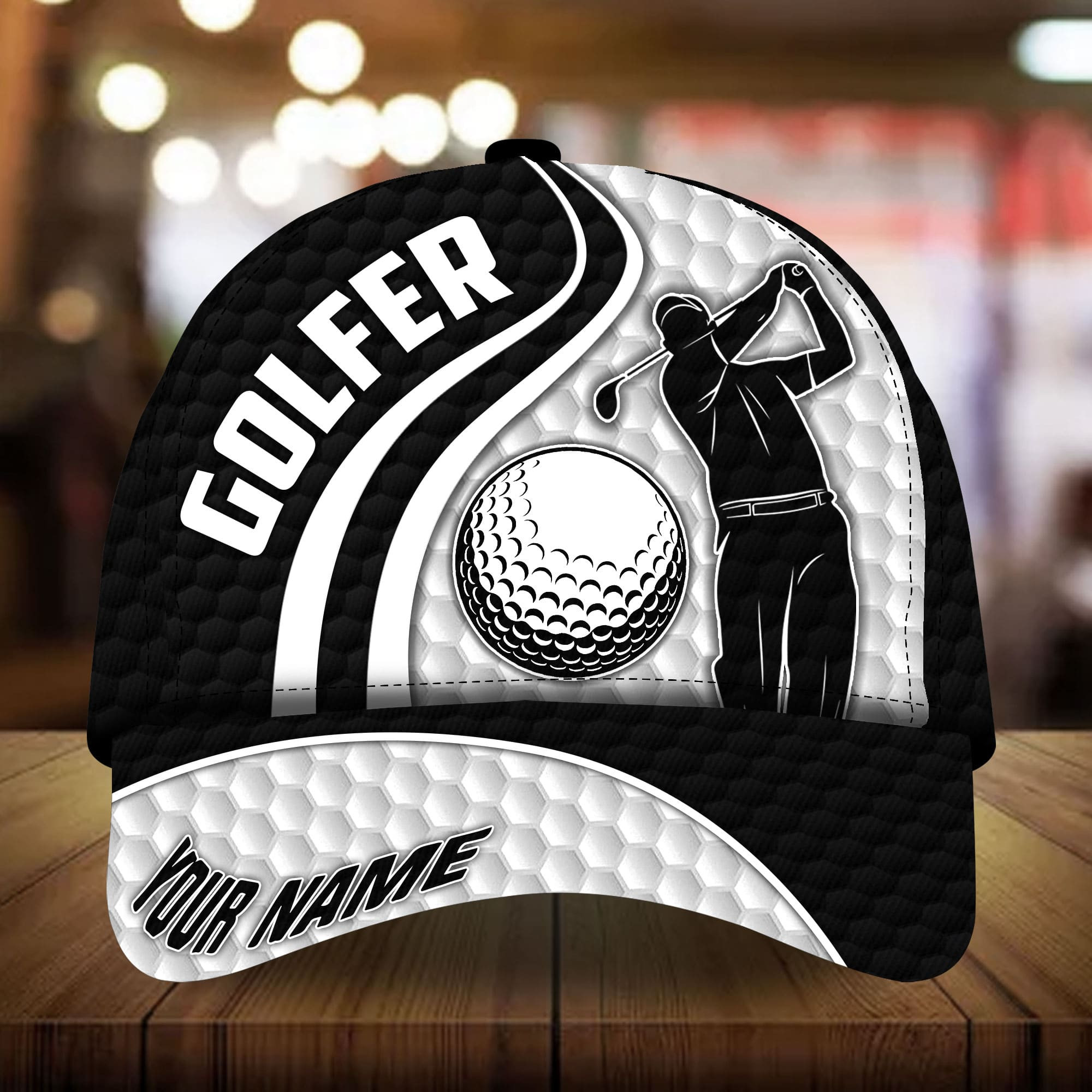 Premium Golf Man And Golf Cool Golf 3D Hats Multicolor Personalized Classic Cap