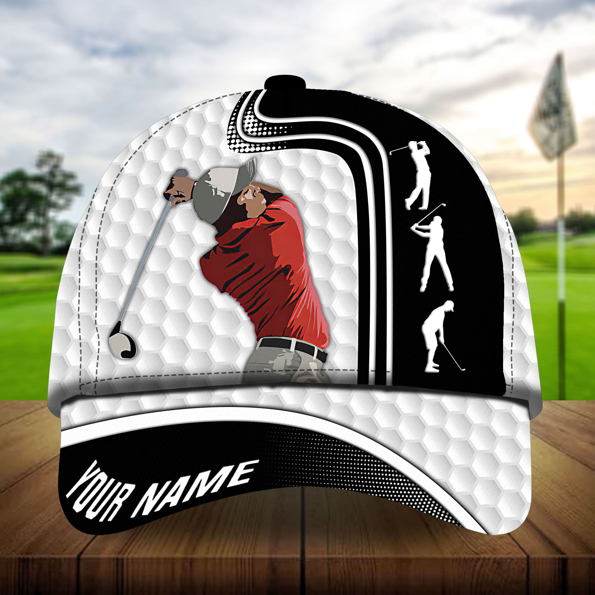 Premium Greatest American Golfer Golf Hats For Golf Lovers Multicolor Personalized Classic Cap