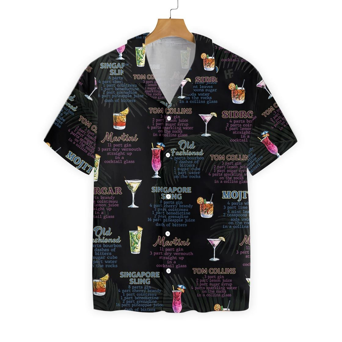 Premium Tropical Cocktail Dark Ver Hawaiian Shirt