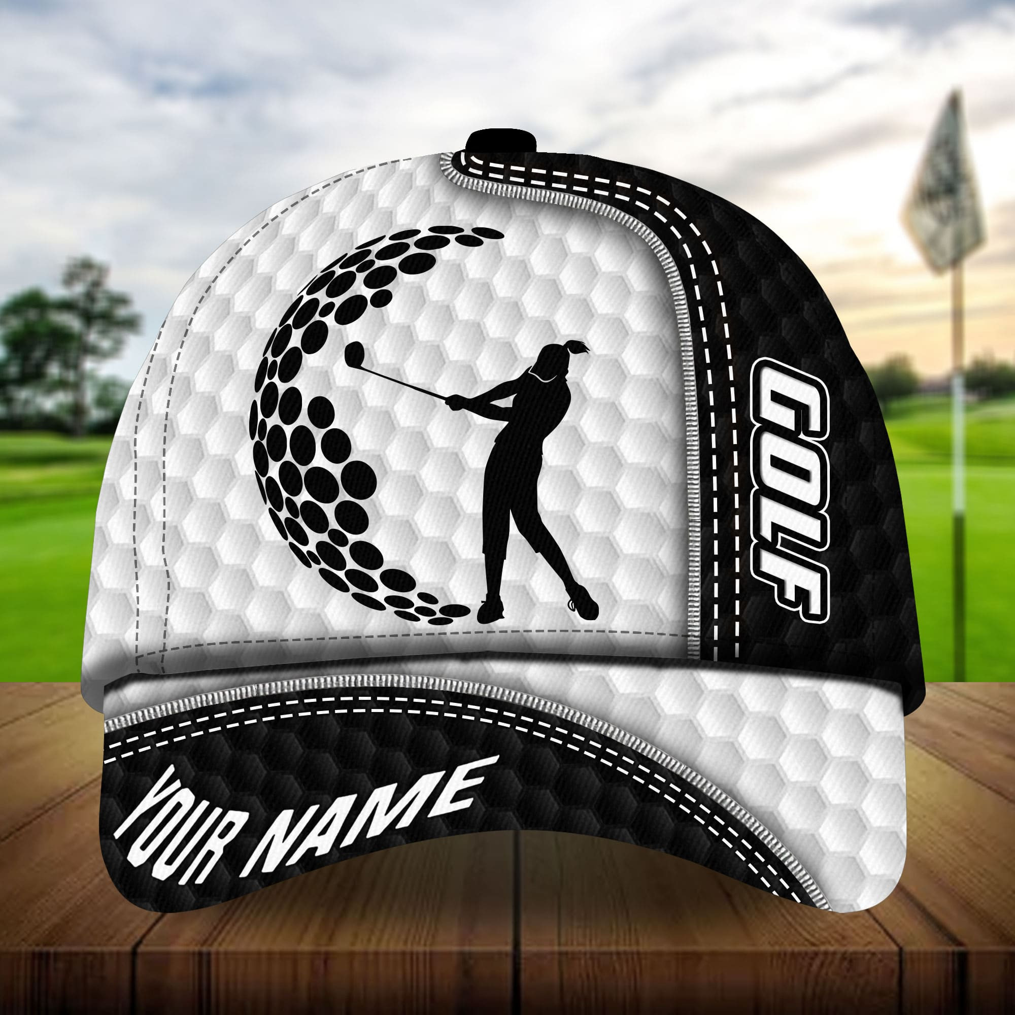 Premium Unique Golfer And Ball Golf Hats For Golf Lovers Multicolored Personalized Classic Cap