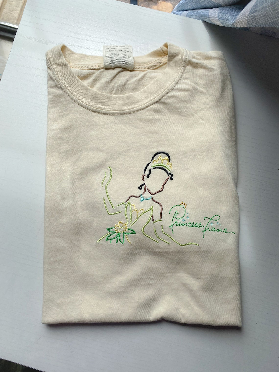 Princess Tiana Embroidered Shirt Disney Princess And The Frog Embroidered Shirt Disney World Shirt Disneyland Shirt Tank Top