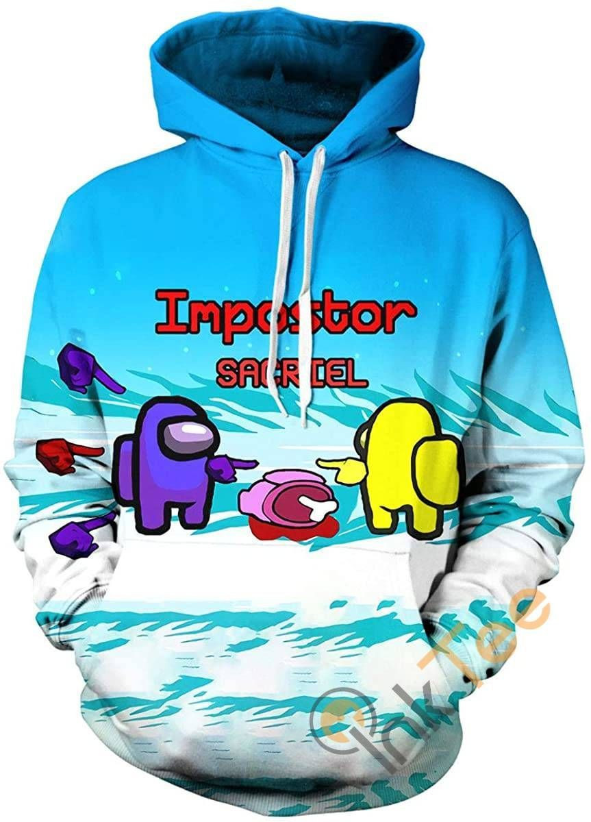 Printed Among Us Sports Street Casual Teen Pullover Sweatshirt Sku 11 Hoodie 3D All Over Print