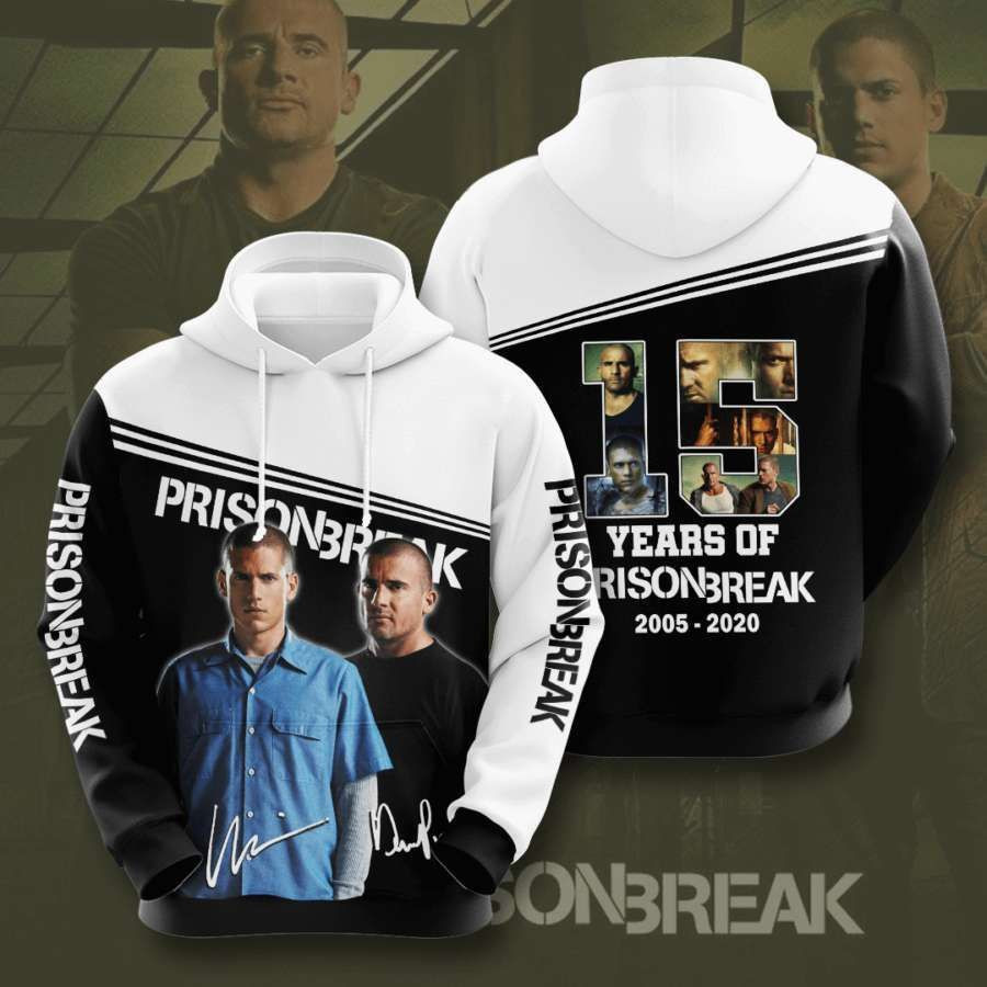 Prison Break No1689 Custom Hoodie 3D All Over Print