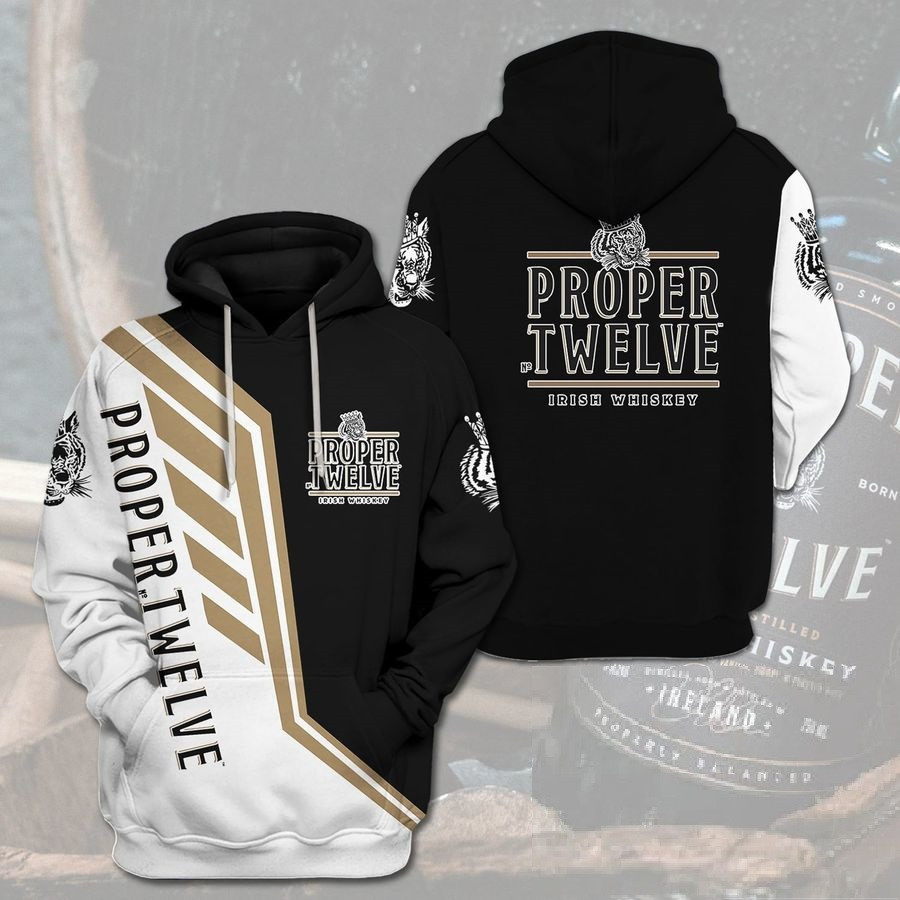 Proper Twelve Irish Whiskey Premium Hoodie for Men and Women