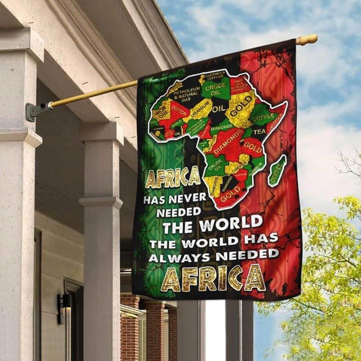 Proud Africa History Flag Independence Day July 4th Us Flag Garden Flag House Flag