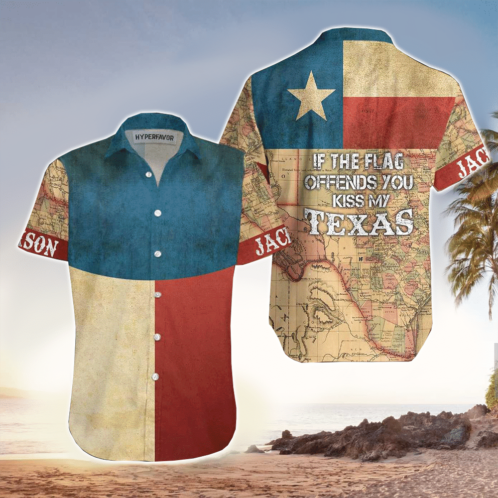 Proud State Of Texas Custom Hawaiian Shirt Summer Aloha Shirt