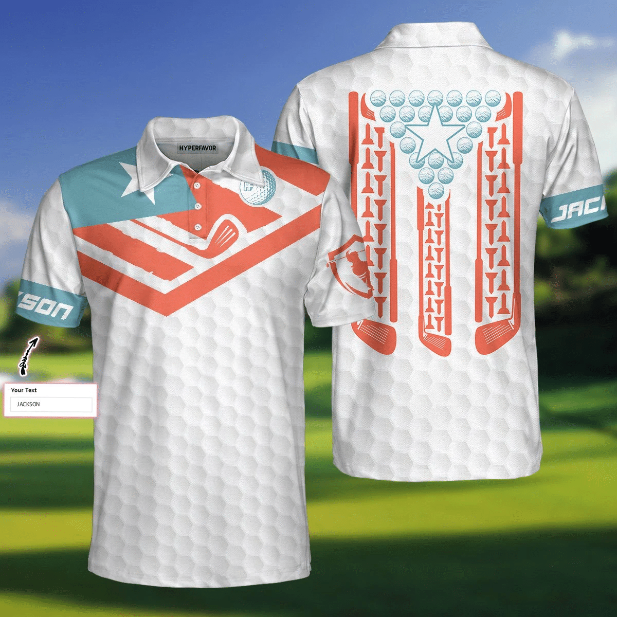 Puerto Rico Golf Flag Custom Polo Shirt Personalized Golf Shirt For Golfers Best Puerto Rico Golf Shirt