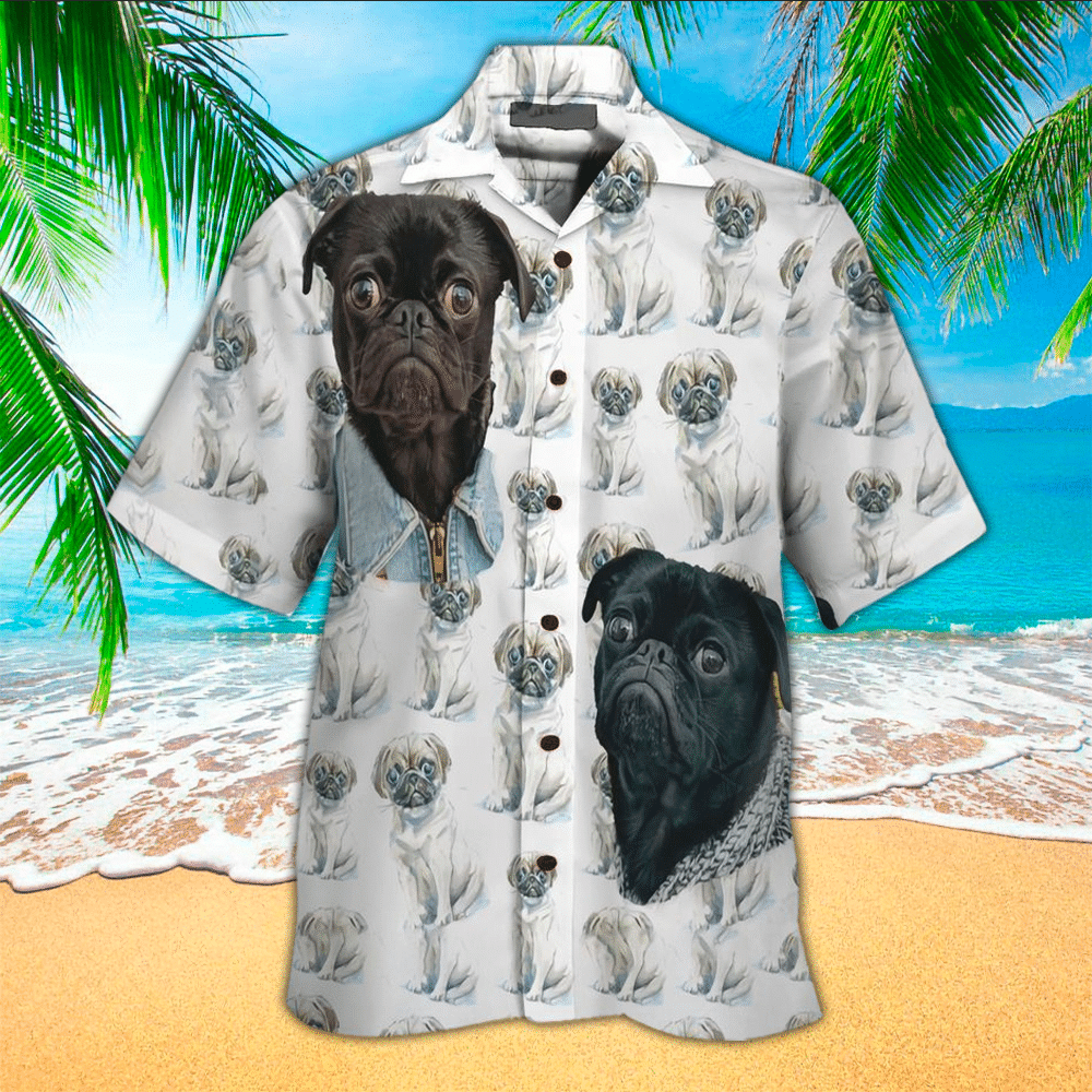 Pug Hawaiian Shirt Hawaiian Shirt For Pug Lover Shirt For Men and Women