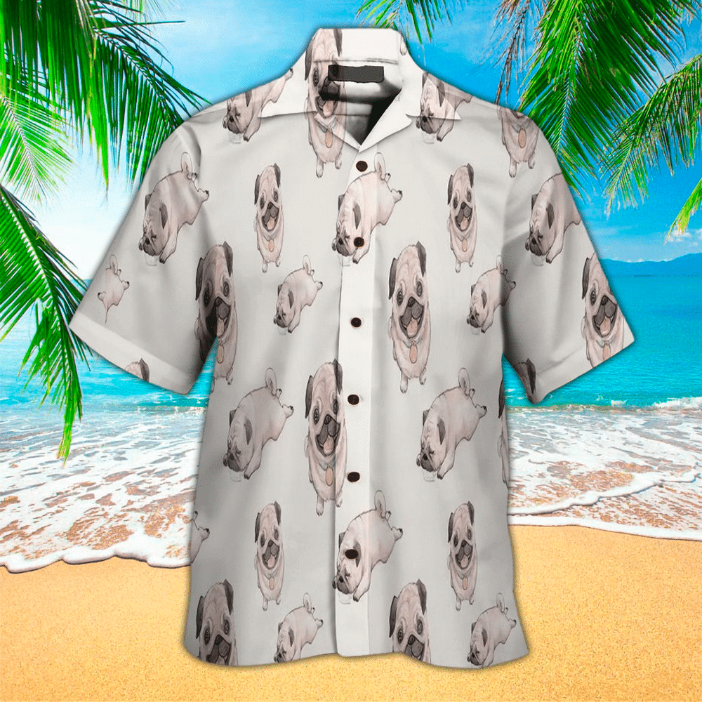 Pug Hawaiian Shirt Hawaiian Shirt For Pug Lover Shirt For Men and Women