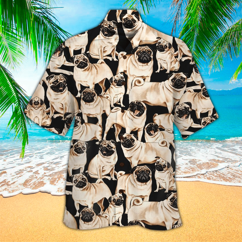 Pug Hawaiian Shirt Hawaiian Shirt For Pug Lover Shirt For Men and Women