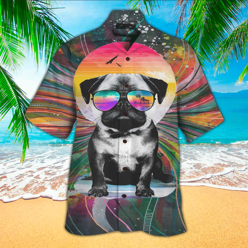 Pug Hawaiian Shirt Perfect Gift Ideas For Pug Love Shirt For Men and Women