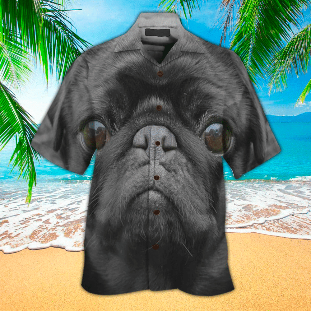 Pug Terrier Aloha Hawaii Shirt Perfect Hawaiian Shirt For Pug Lover Shirt For Men and Women