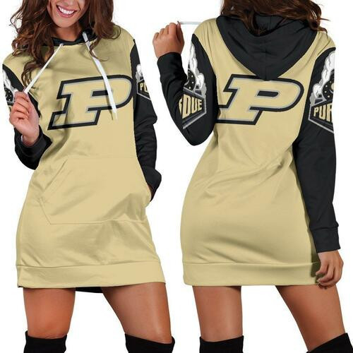 Purdue Boilermakers Hoodie Dress Sweater Dress Sweatshirt Dress 3d All Over Print For Women Hoodie