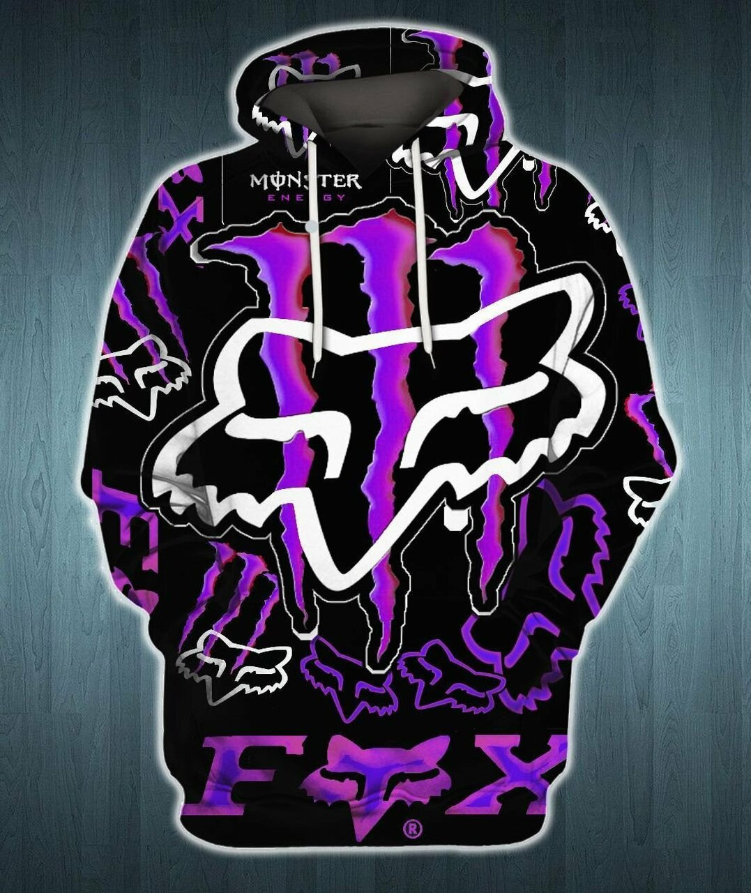 Purple Monster Energy Unisex Size Hoodie