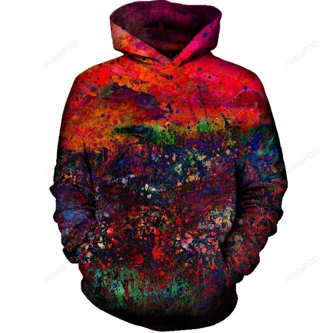 Purple Sky 3d All Over Printed Hoodie