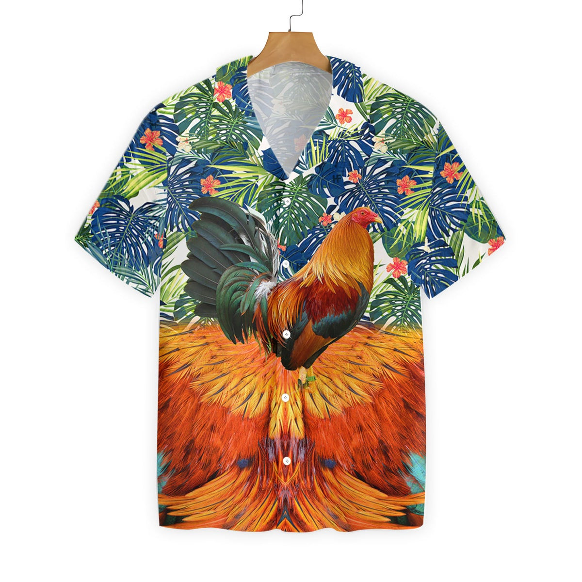 ROOSTER Hawaiian Shirt