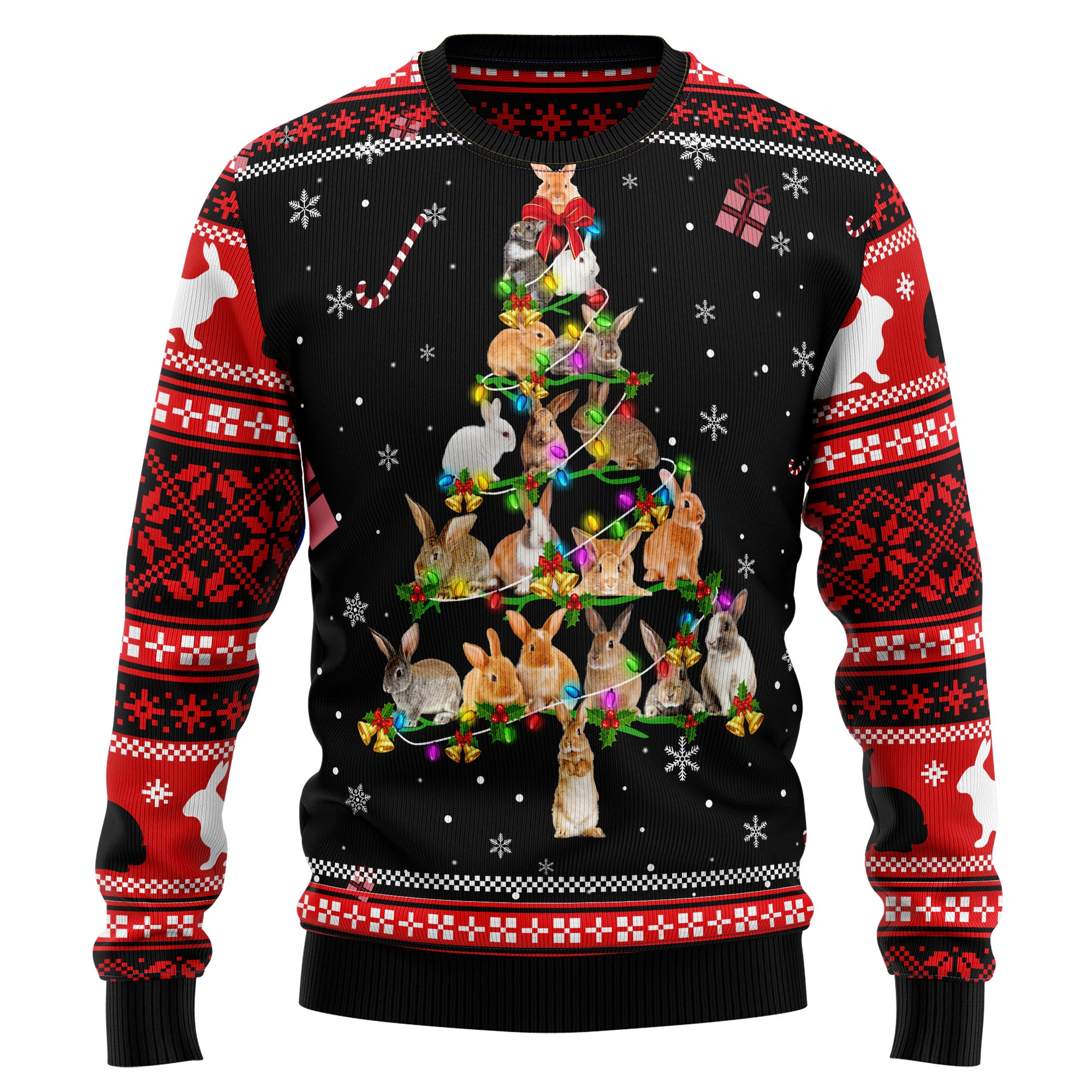 Rabbit Pine Christmas Ugly Christmas Sweater