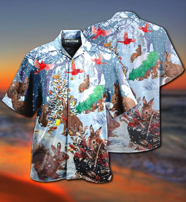 Rabbits Be Brave Little Rabbits Limited Edition - Hawaiian Shirt - Hawaiian Shirt For Men, Hawaiian Shirt For Women, Aloha Shirt