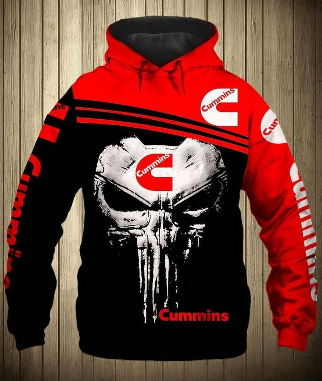 Racing Gift Skull Gift Cummins Hoodie