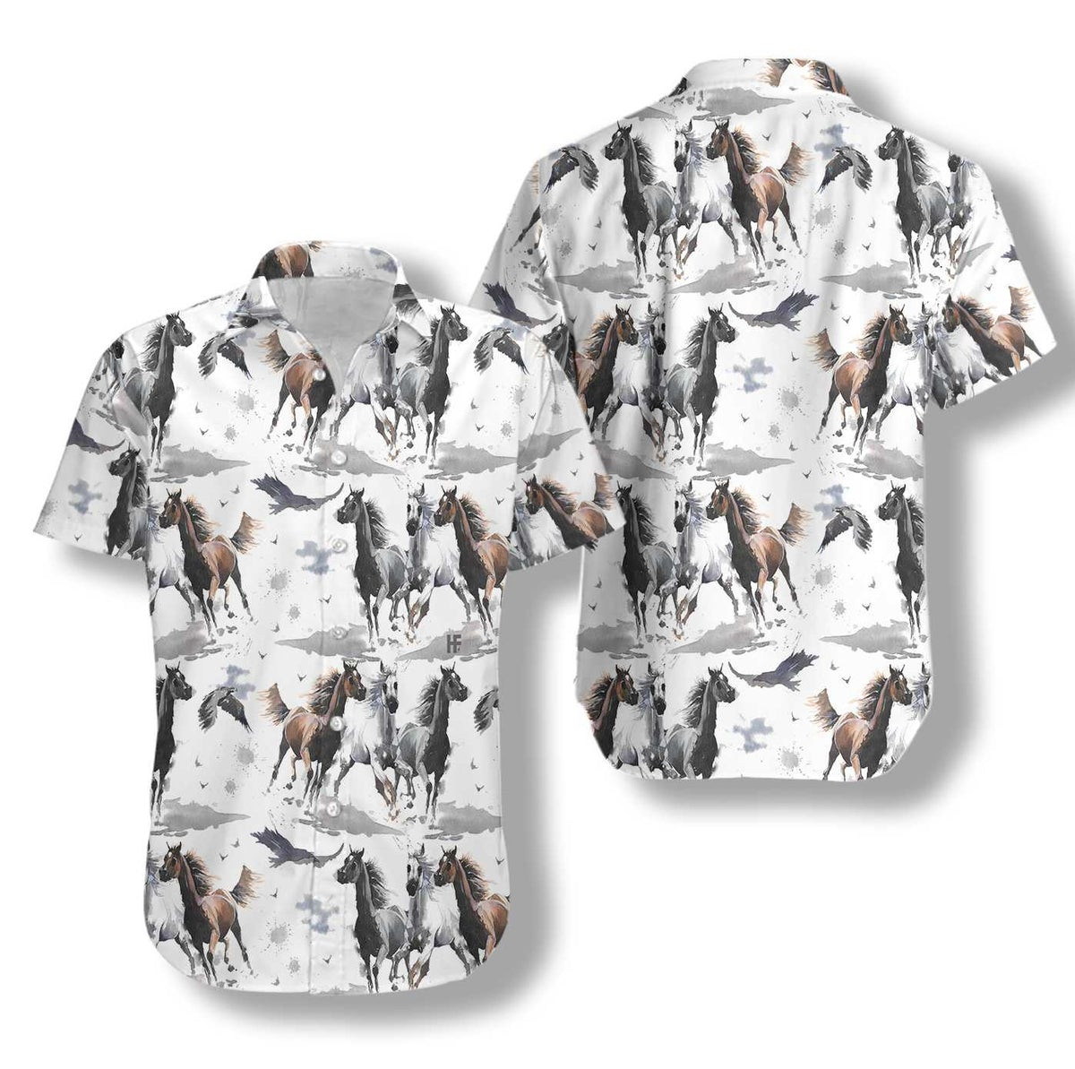 Racing Horses Hawaiian Shirt