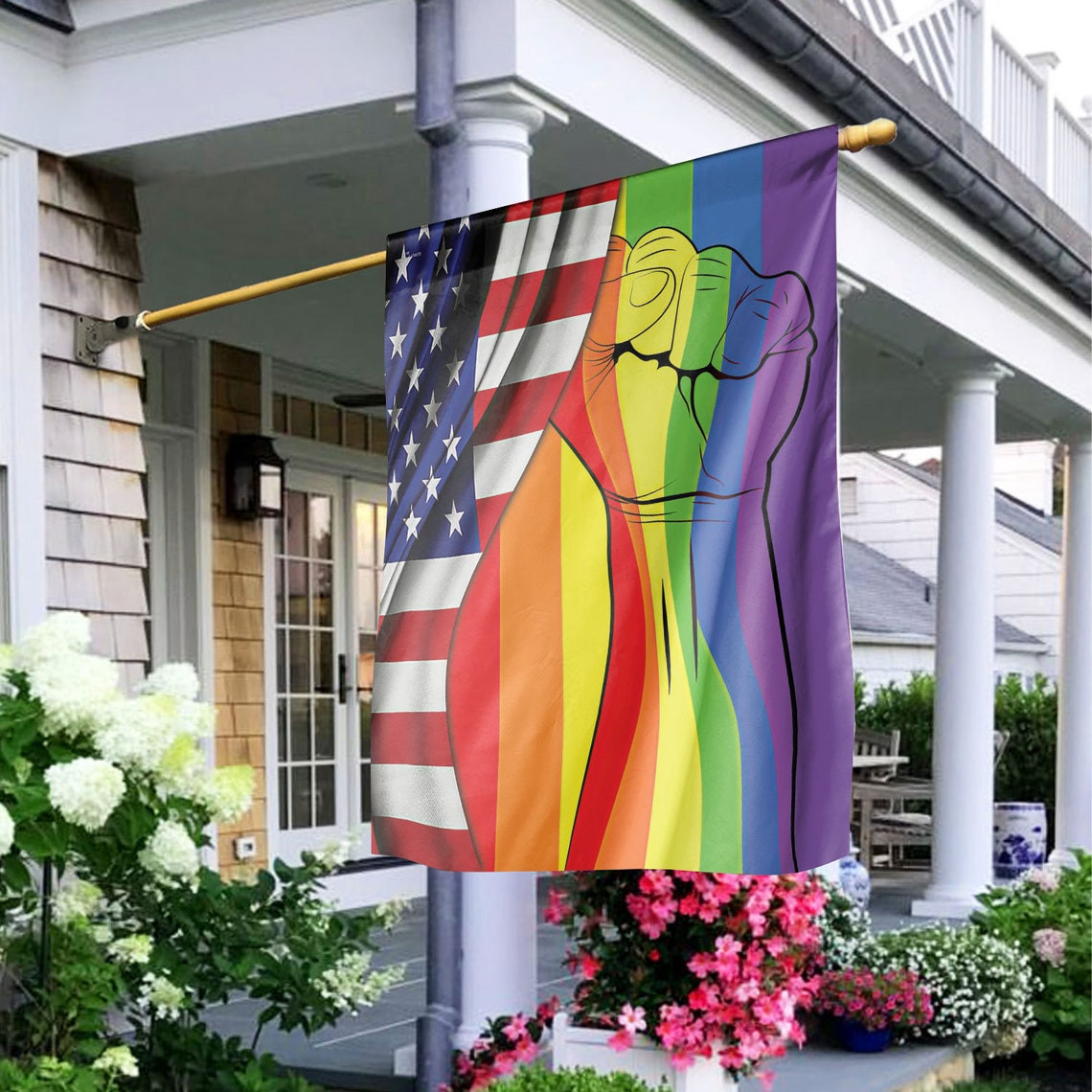 Rainbow LGBT Flag LGBT America Flag LGBT Pride Flag Rainbow Flag