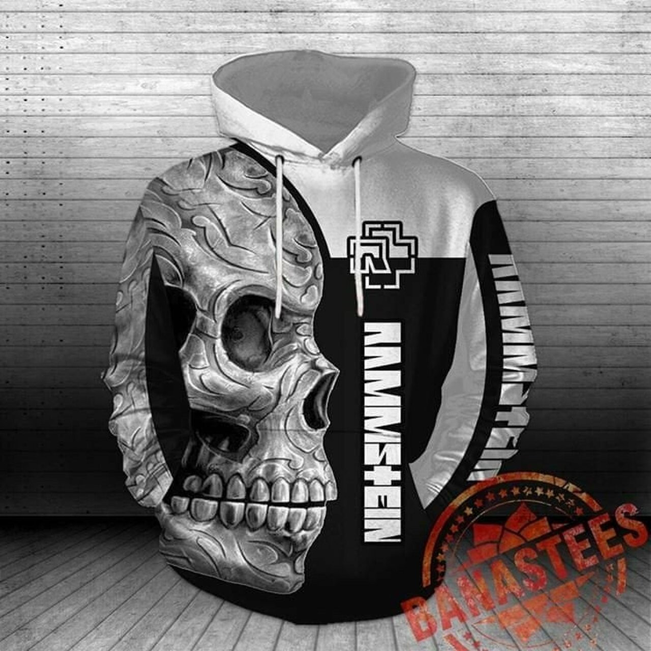 Ramstein Skull 3d All Over Print Hoodie