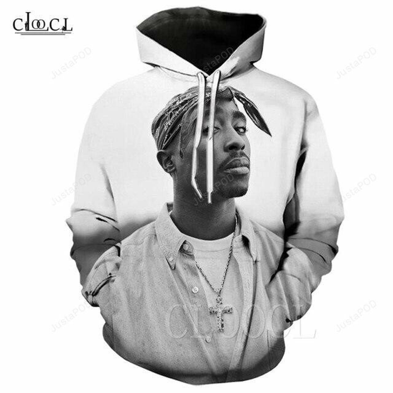 Rapper 2pac 3d All Over Print Hoodie