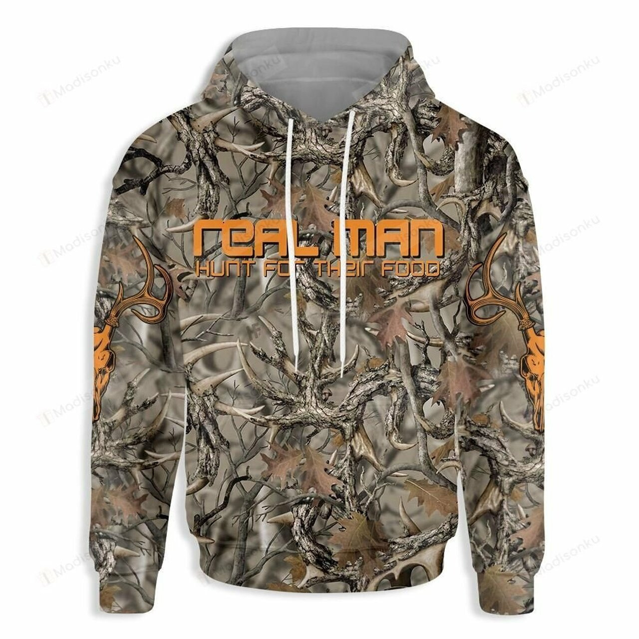 Real Man Hunt For Their Food For Unisex 3d All Over Print Hoodie