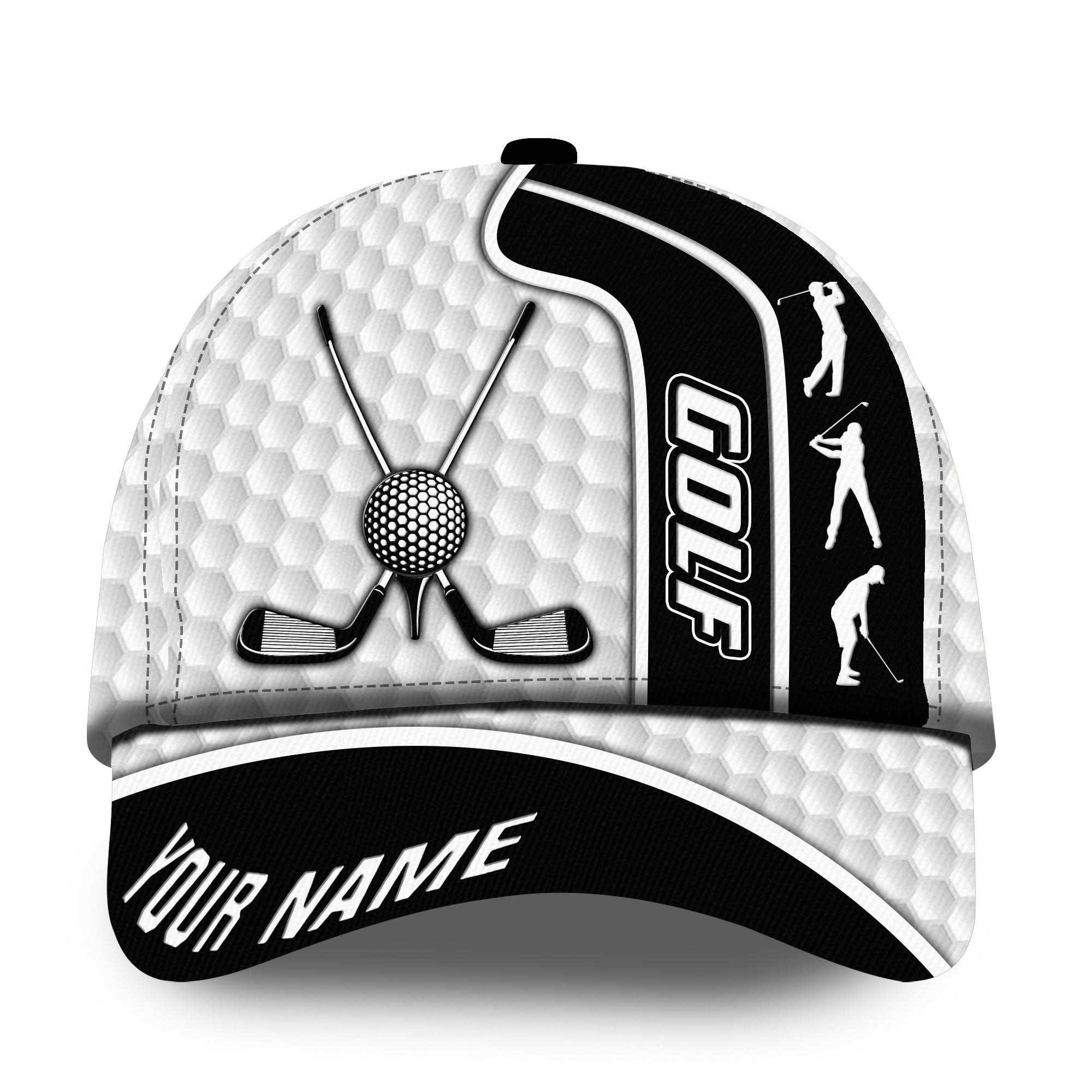 Premium Unique Golf Club Cross And Ball Golf Hats For Golf Lovers Multicolored Personalized Classic Cap